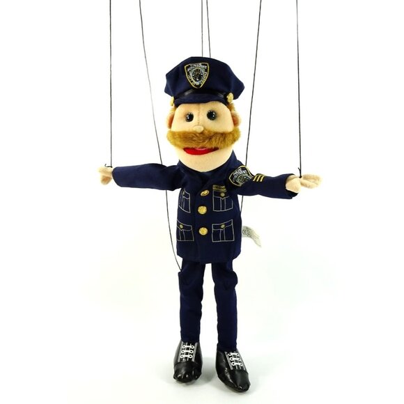 Police Policeman String Puppet Marionette I.M. Goodman Sunny Toys 2002 - Picture 2 of 11